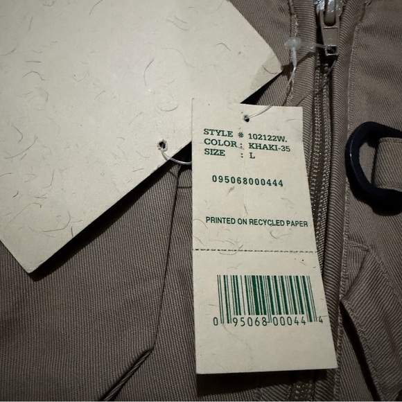 Ausable NWT old stock vintage fishing vest in khaki perfect condition size large - Picture 5 of 10